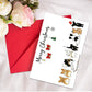 Blank Christmas Greeting Card - 3 designs