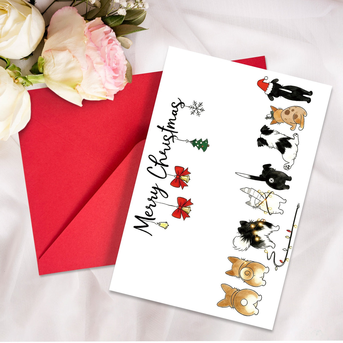Blank Christmas Greeting Card - 3 designs