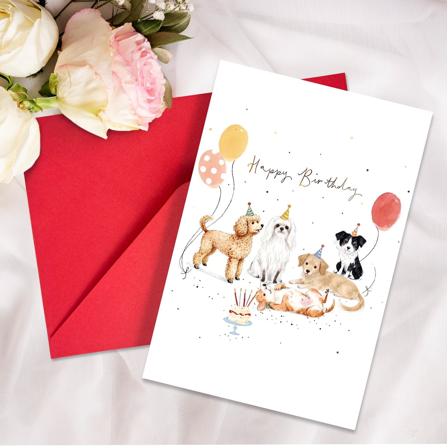Blank Birthday Greeting Card - 5 designs