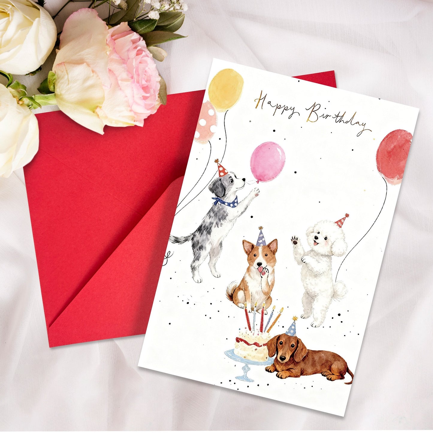Blank Birthday Greeting Card - 5 designs