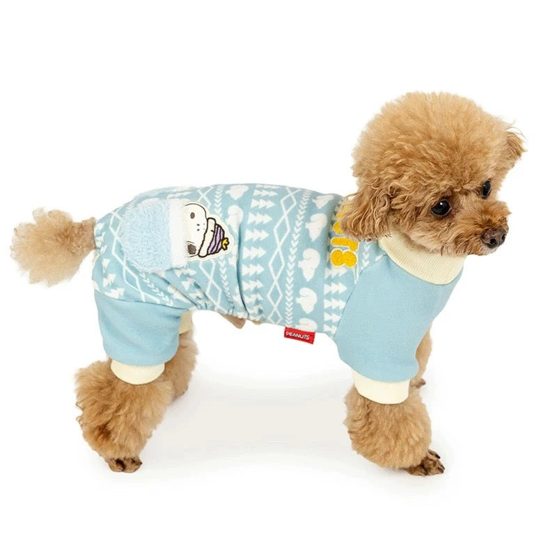 Snoopy Snowflake Winter Jumper Overall