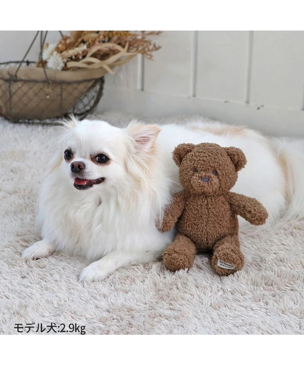 Dog Toy Makes Sound Bear Toy | Small Dog Toy Cute Crinkly Plush Pet Toy Bear