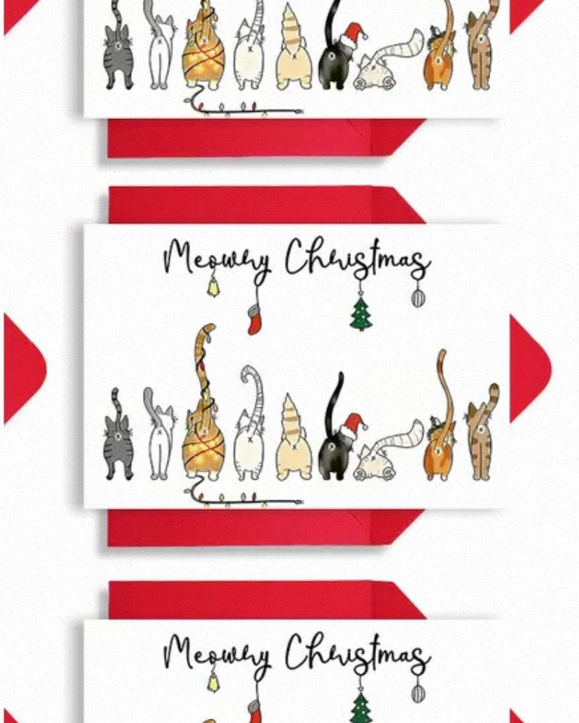 Blank Christmas Greeting Card - 3 designs