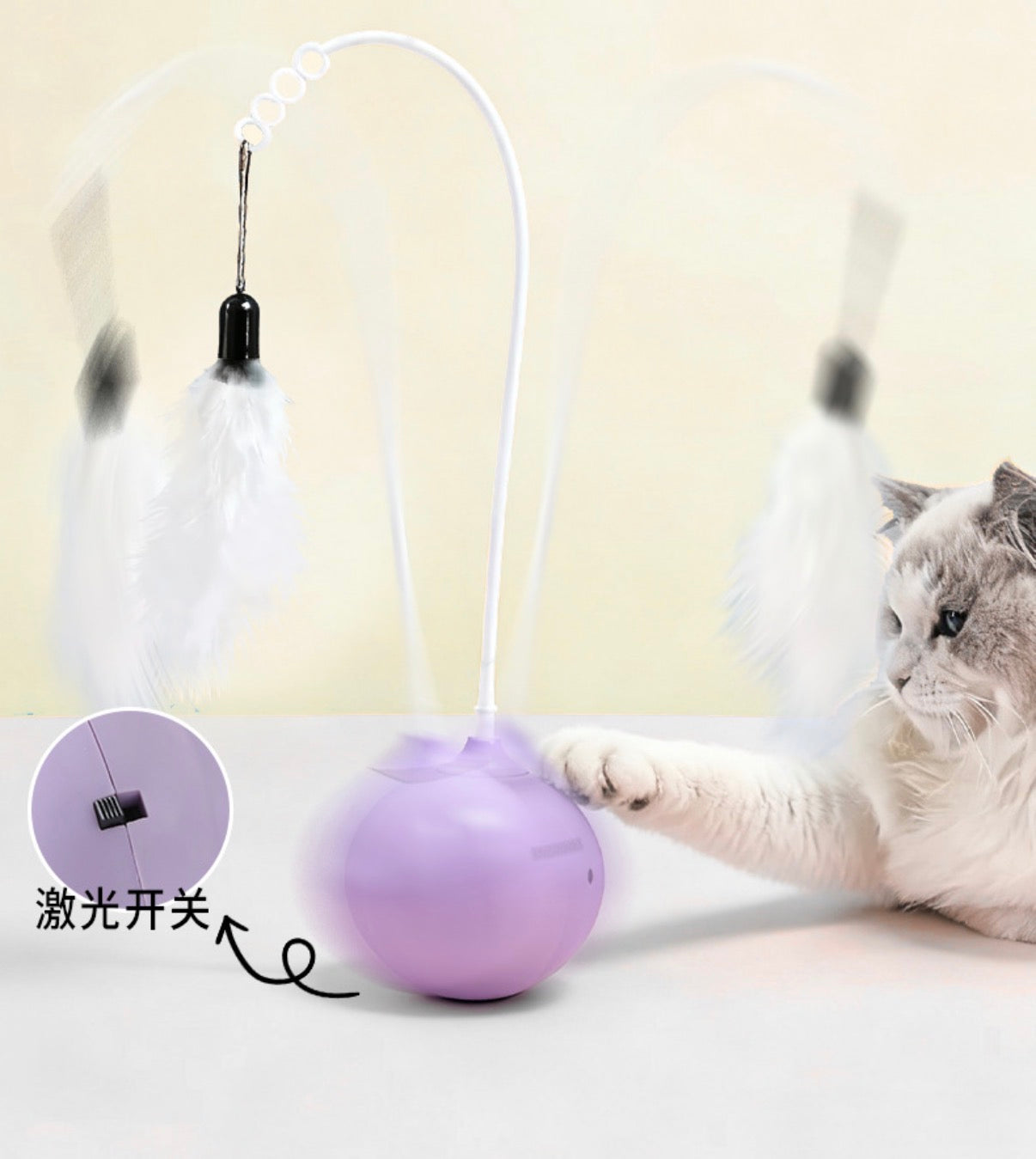 Automatic USB Laser Interactive Cat Toy