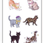 Cat Temporary Tattoo Stickers