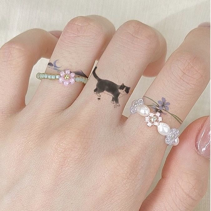 Cat Temporary Tattoo Stickers