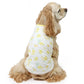 Tank top, small dog, medium sized dog, large dog, mimosa pattern, first tank | Puppy, sleeveless, ruffle, stylish, cute, pet wear, dog clothes