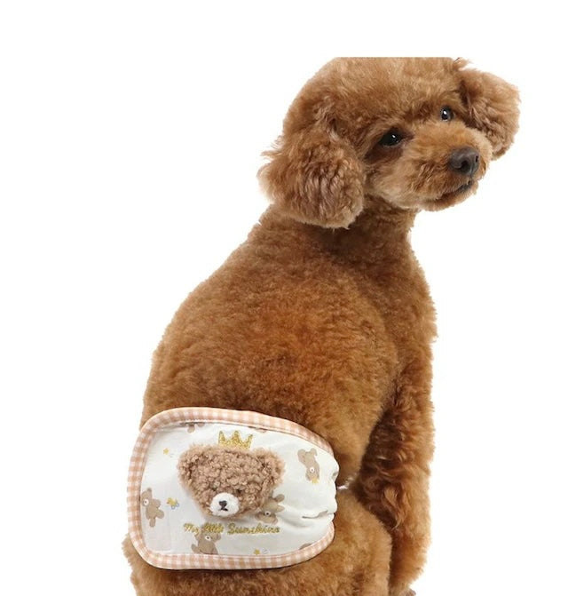 Manner belt antibacterial/odor resistant small dog bear crown | dog clothes boy bear stylish cute marking prevention nursing care