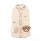 Vest, small dog, bear pattern, reversible | Skin-friendly, cotton, easy to wear, open back, prevents head from passing through