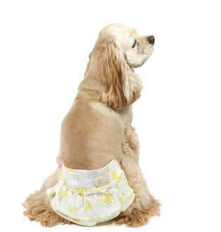 sanitary pants, antibacterial and deodorizing, small dogs, medium dogs, large dogs, Mimosa pattern | Dog clothes, girls, floral pattern, manners pants, ruffles, stylish, cute