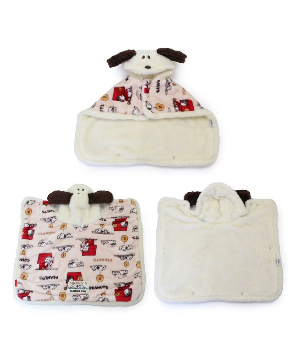 Snoopy Blanket to Wear "Napping pattern" Hooded Ears Winter Clothes Heat Retention Cold Protection (Copy)