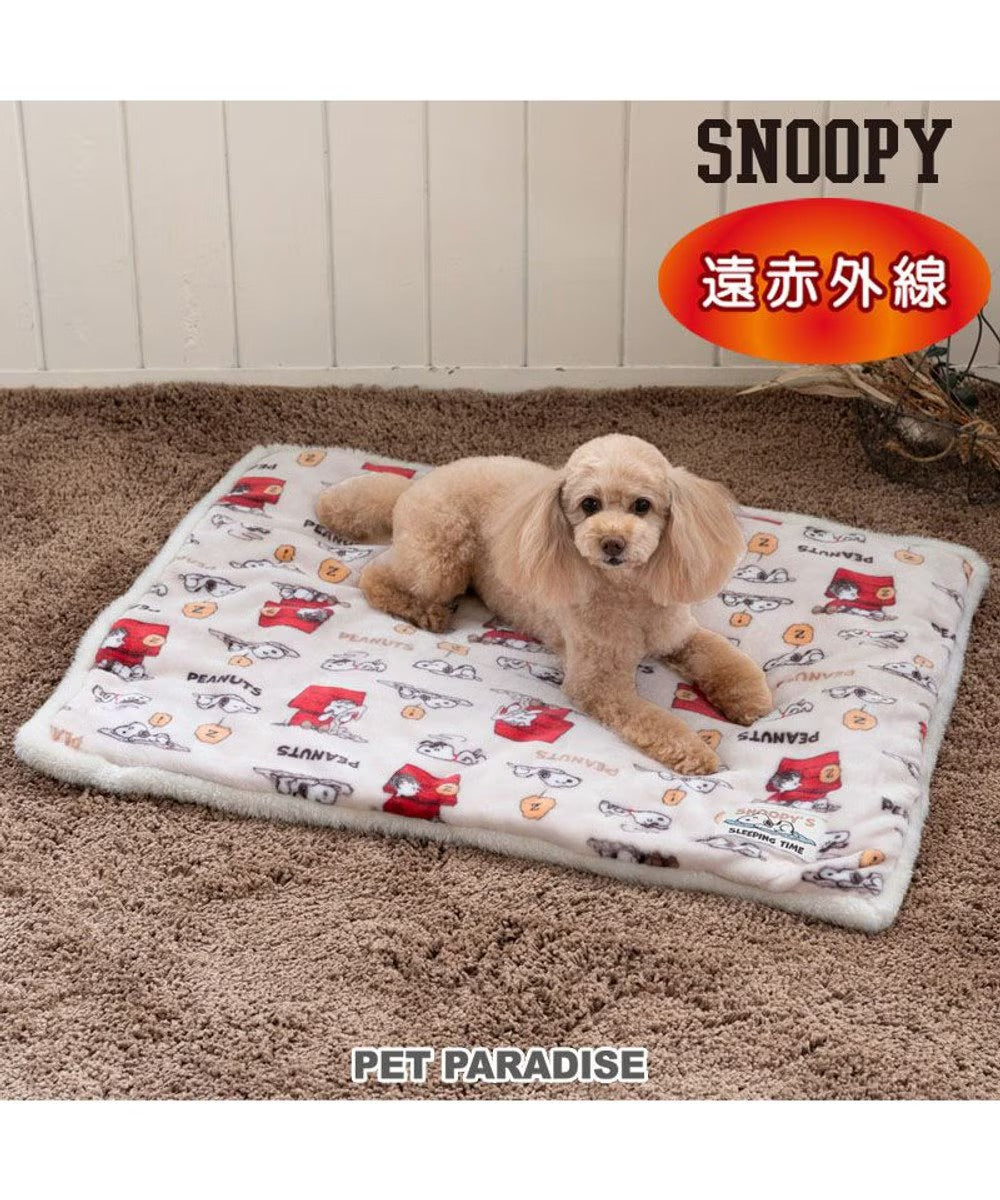 Snoopy nap pattern square mat