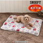 Snoopy nap pattern square mat