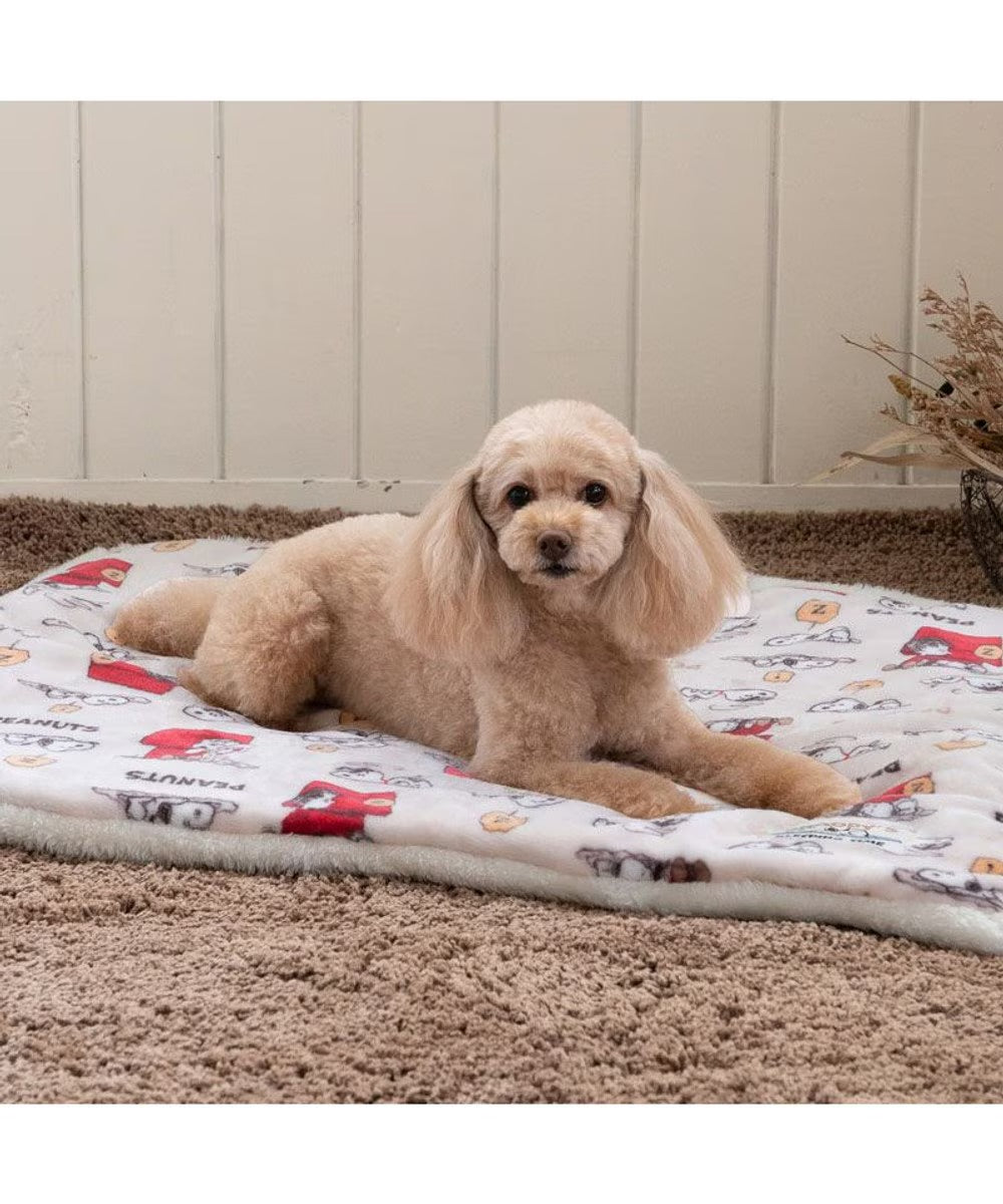 Snoopy nap pattern square mat
