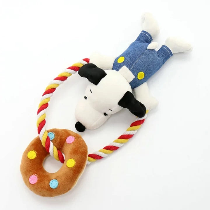Snoopy Donut Rope Toy