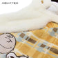 Winter Poncho Snoopy Smiling Checkered Pattern Warm Easy to Wear