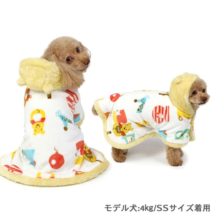 Winter Disney Winnie the Pooh Blanket to Wear Cute Heat Retention Cold Protection