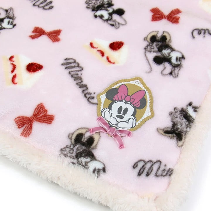Far Infrared Disney Minnie Mouse Mat Pink Peach Warm Heat Retention Cold Protection