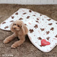 Far Infrared Blanket Bear (90 x 60cm) Bear Pattern | Autumn/Winter Bear Throw Cat Throw Stylish Cute Warm Boa Cold Protection Cold Protection Fluffy Soft Pet