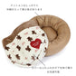 Far Infrared Round Sleeping Bag Cuddler (50cm) (60cm) Bear Pattern Heat Retention Cold Protection Fluffy Nursing Care