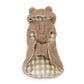 Cotton Vest Bear Checkered Pattern Fluffy Winter Clothes Light Cute Warm