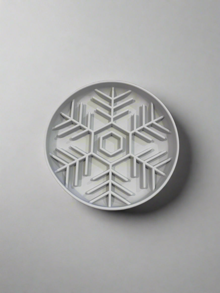 Snow Flake  3-in-1 Pet Slow Food Bowl Silicone Licking Mat and Puzzle Feeder (Copy)