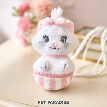 Disney's Aristocats Cat Toy Marie Hat Box Plush Toy with Bells Makes Sounds