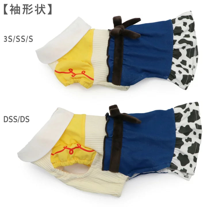 Disney Toy Story Jessie dog clothes spring dress with hat