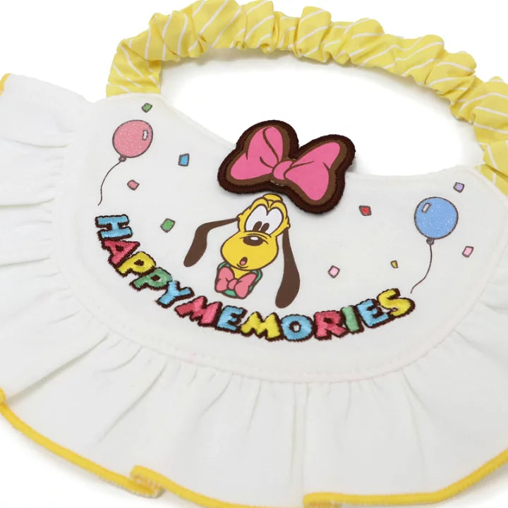 Disney Pluto Dog Clothes Party Bib Small Dog | Necklace Frill Stylish Cute Easy Elastic