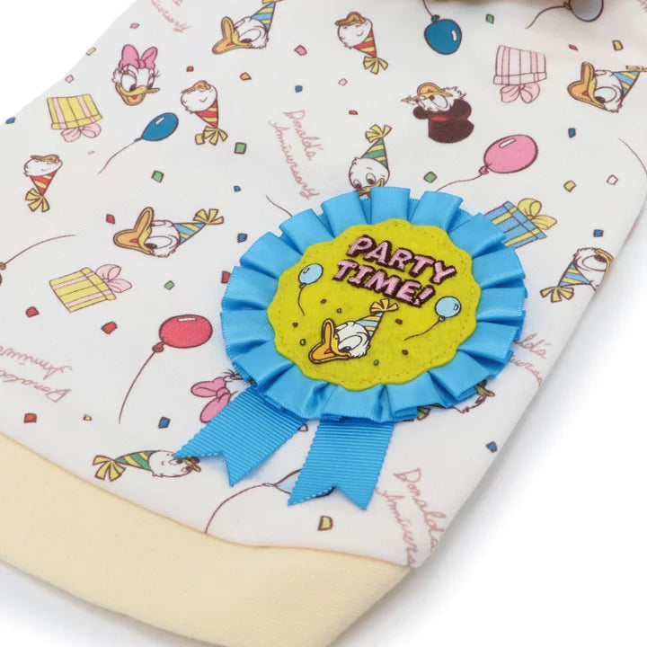 Disney dog clothes, fall/winter, Donald, party, patterned hoodie, 90th anniversary, sleeveless, small dog | Fall, Donald Duck