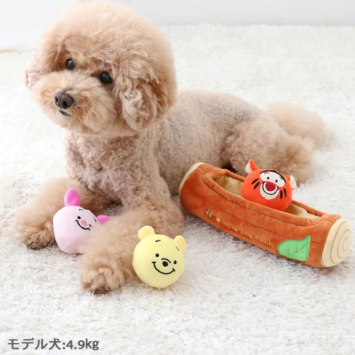 Disney dog toy ball toy Winnie the Pooh good friends | makes sounds with a whistle, clanging, bell toy, Tigger, Piglet, stuffed animal