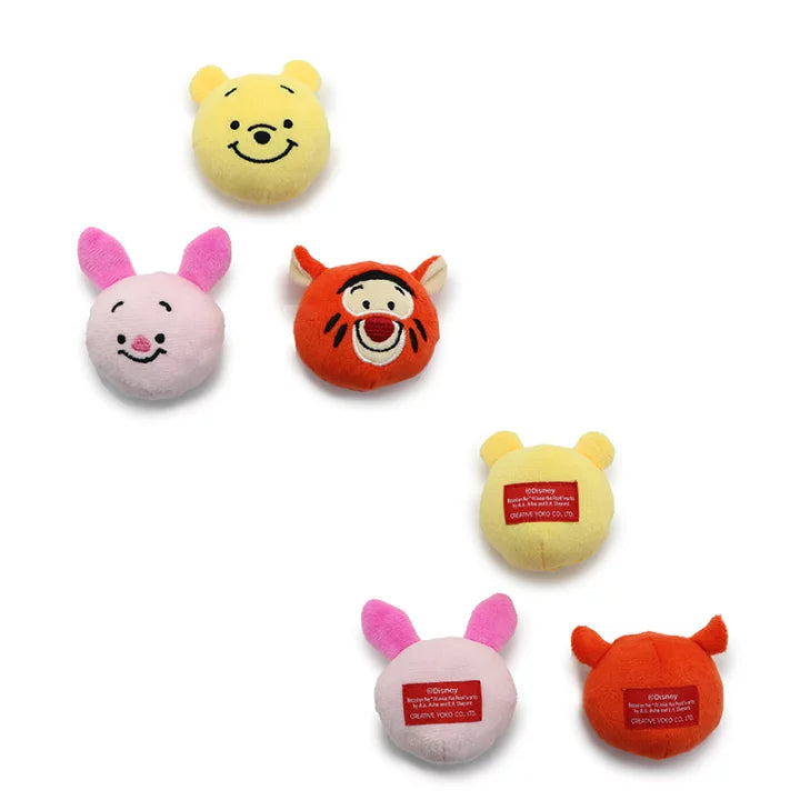 Disney dog toy ball toy Winnie the Pooh good friends | makes sounds with a whistle, clanging, bell toy, Tigger, Piglet, stuffed animal