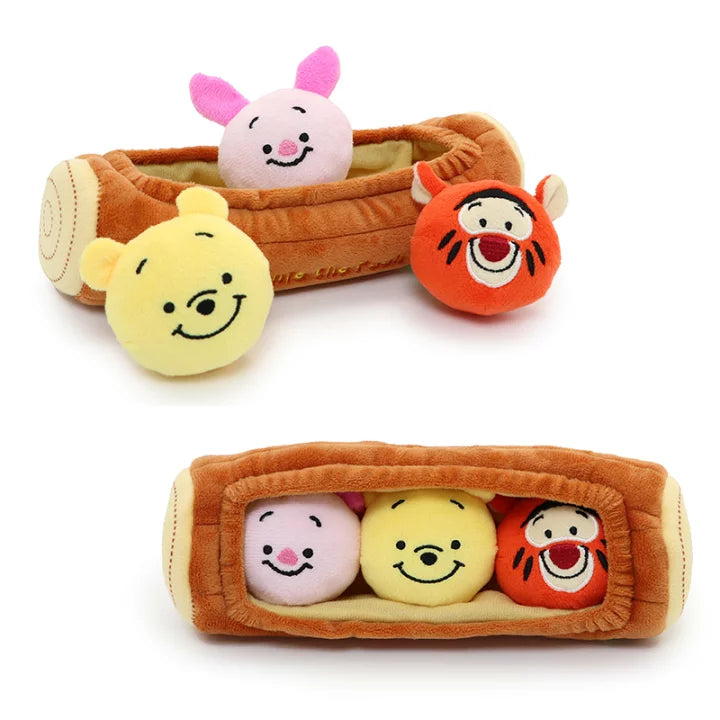 Disney dog toy ball toy Winnie the Pooh good friends | makes sounds with a whistle, clanging, bell toy, Tigger, Piglet, stuffed animal