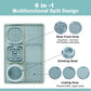 3-in-1 Pet Slow Food Bowl Silicone Licking Mat and Puzzle Feeder