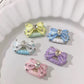 2.3cm Mini Hair Clip - Diamond Bows