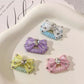 2.3cm Mini Hair Clip - Diamond Bows