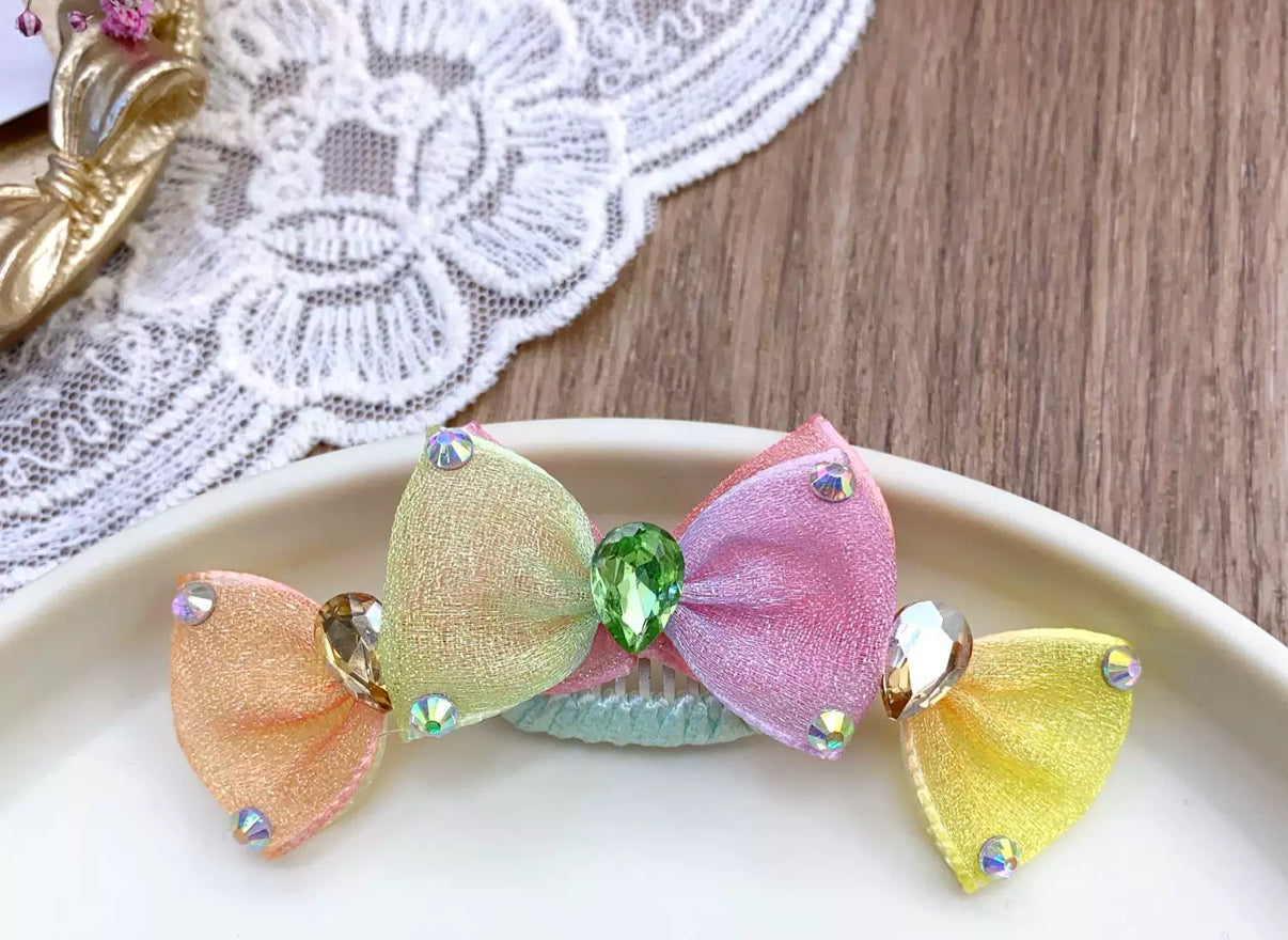 2.3cm Hair Clip -Large Bows