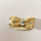 2.3cm Mini Hair Clip -Lace Bows Diamond