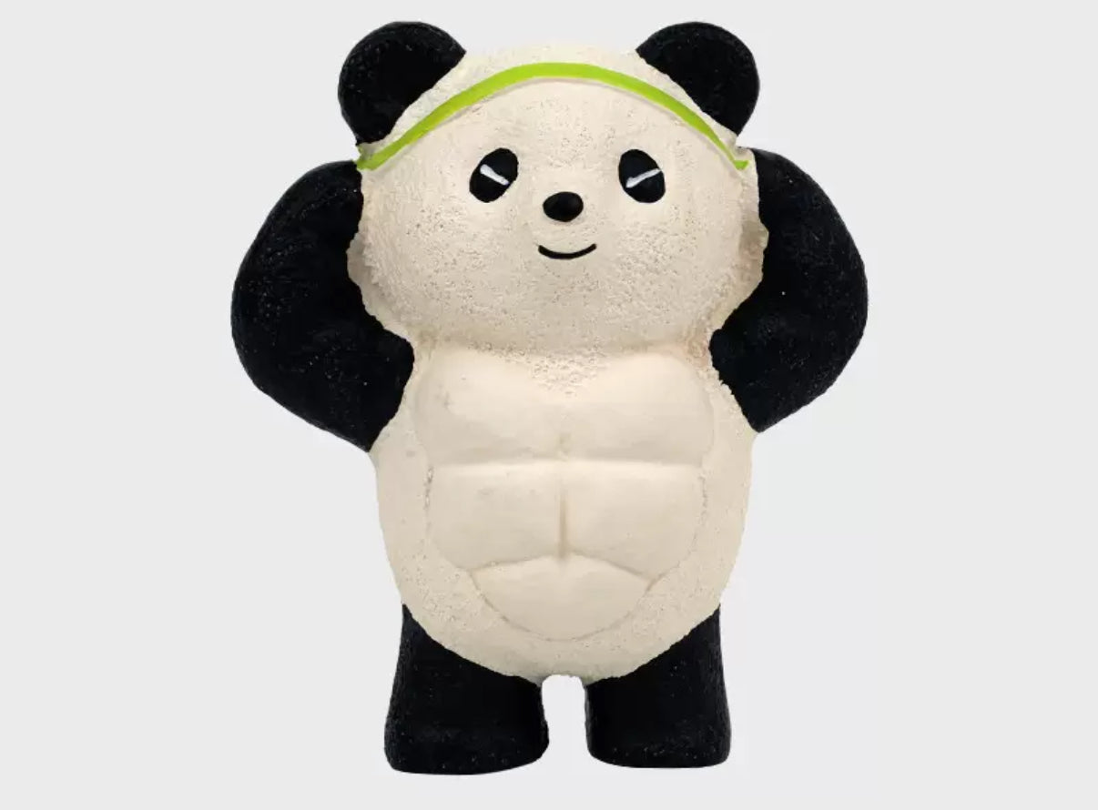 Squeaky Muscle animal Rubber Toys