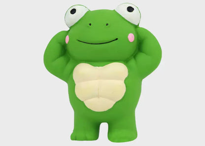 Squeaky Muscle animal Rubber Toys