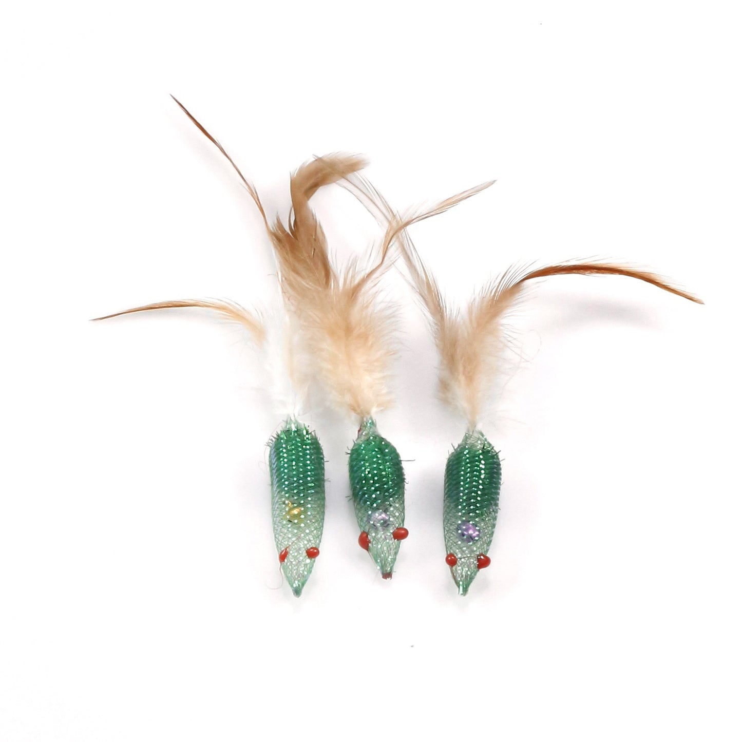Feather Spring Cat Toys - Little Mice