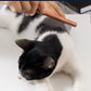 Pet Wooden Comb, Stainless Steel Pin Teeth Comb