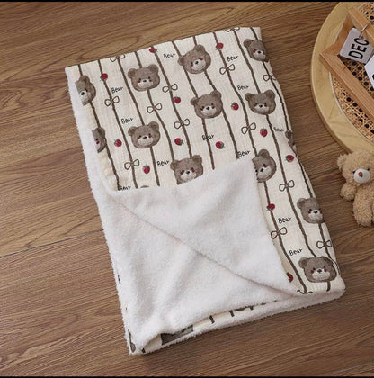 Double Sided Quilt Blanket 70X100cm