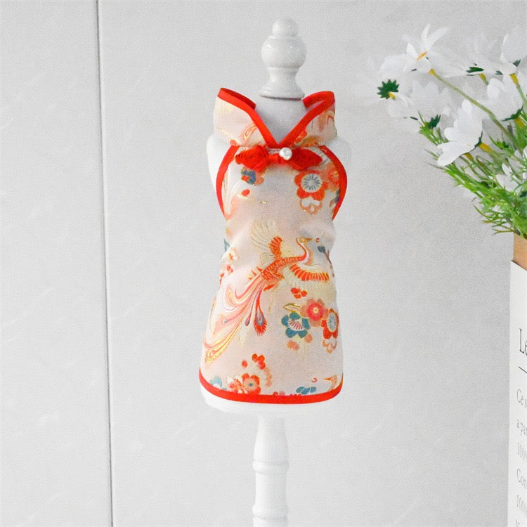 Chinese Spring Festival Lunar New Year Dress Pink