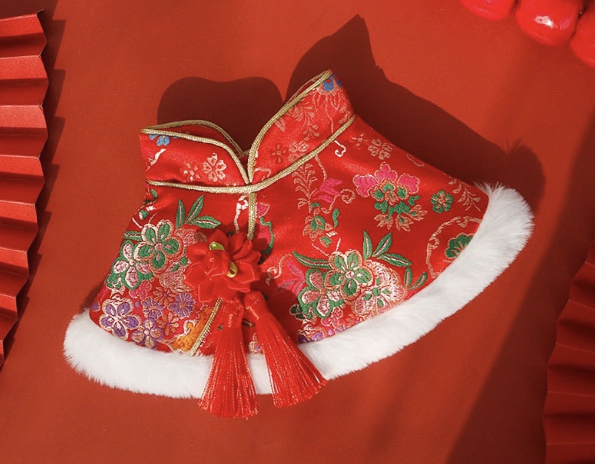 Chinese New Year Bandana - Red Botton