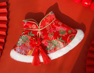 Chinese New Year Bandana - Red Botton