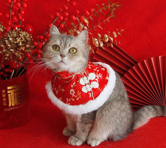 Chinese New Year Bandana - White Botton