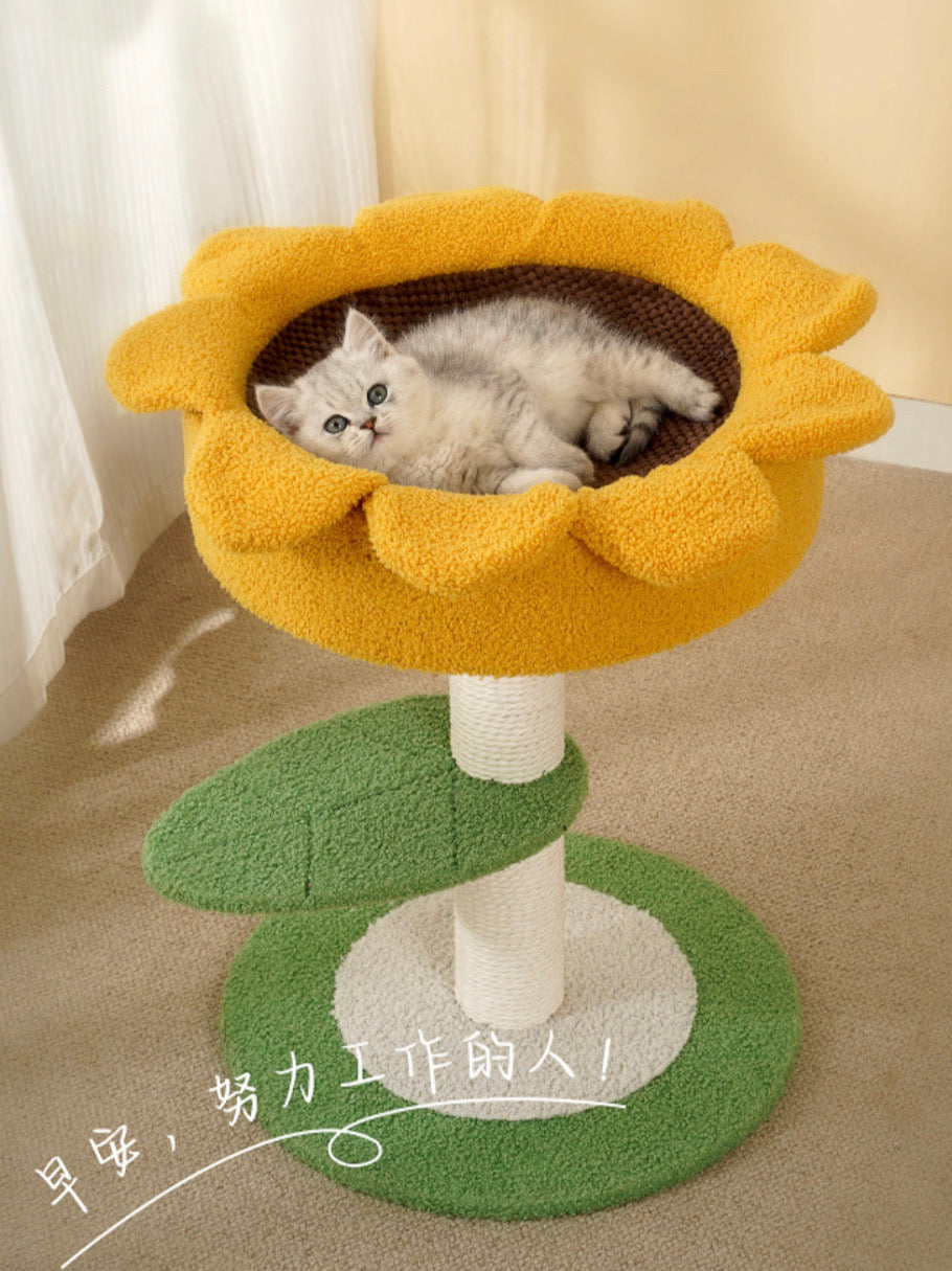 Flower Cat Tower Scratchers