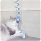 Cat Tube Spring Toy Interactive Indoor Cat Toy Colorful Spring Entertainment Plush Coils for Kitten to Jump Exercise Interactive Cat Toy for Indoor Cats