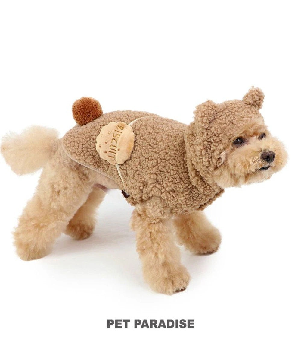 Dog Clothes Parka Bear Dress Up [Small Dog] Fluffy | Bear Plaid Pattern Hooded Ears Soft Stylish Transformation Cat Warm Pet Wear Cute Dog Clothes